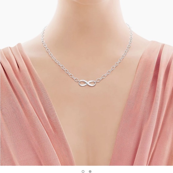🩵TIFFANY🩵 Infinity Necklace - Picture 3 of 4